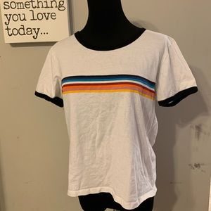 White striped T-shirt